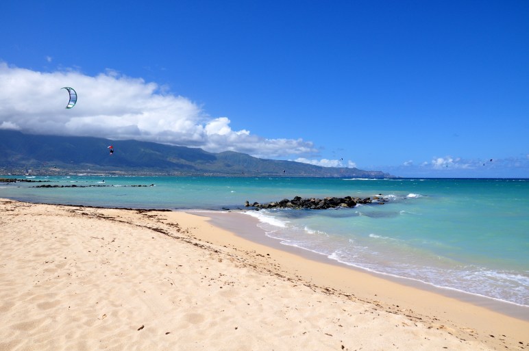 at Kanaha Beach - Maui, Hawaii