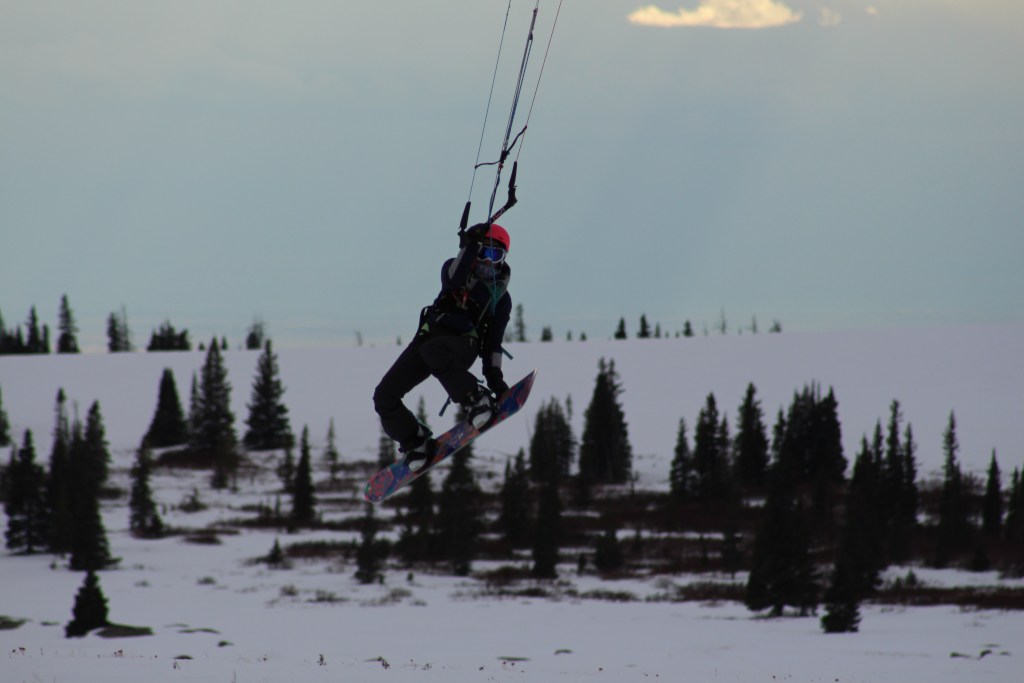 Wyoming Snowkiting